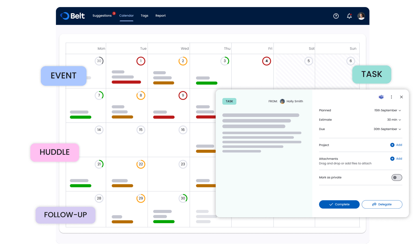 Unified calendar